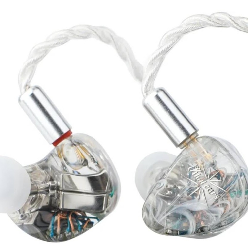 Linsoul Kiwi Ears Orchestra Lite in Ear Monitor (Clear) + Kiwi Ears Allegro Port